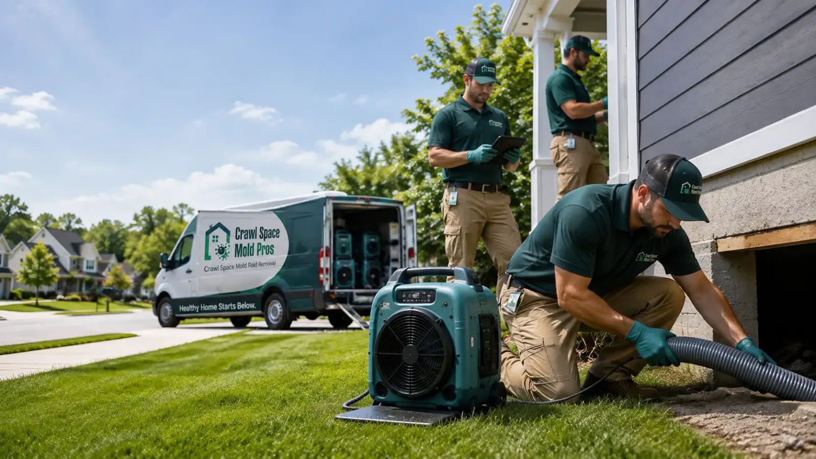 Crawl Space Mold Removal in Stonefort, IL